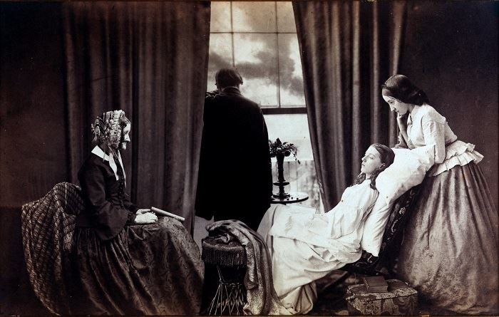 Henry Peach Robinson, Fading Away, 1858, combination print, George Eastman House, Rochester, New York